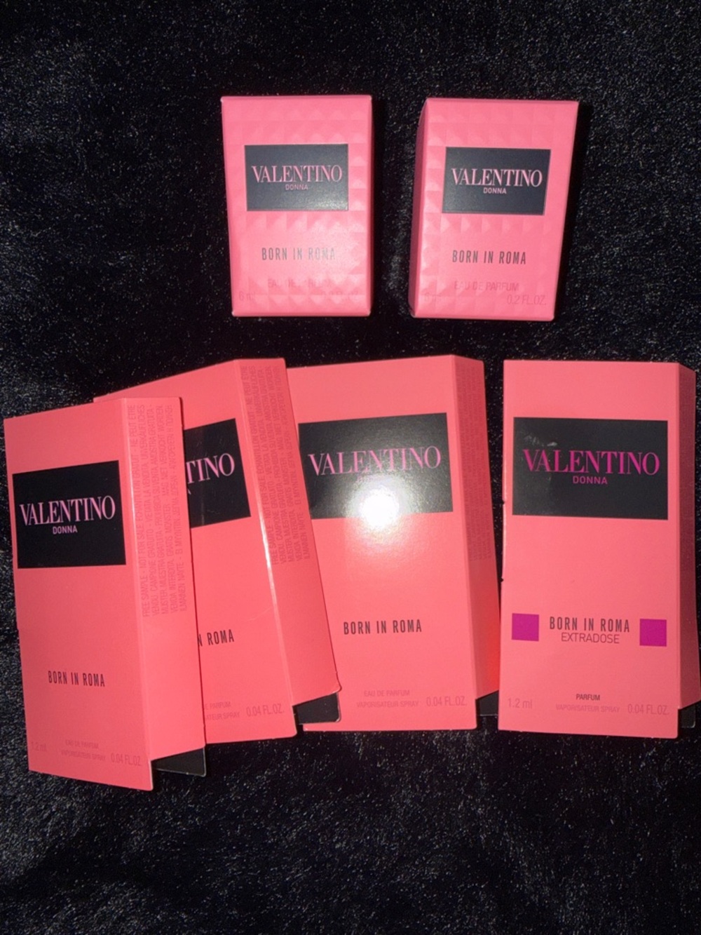 Valentino Born in Roma 6ml bottle x2-3 sample 1 BIR EXTRADOSE sample 6 item bnib